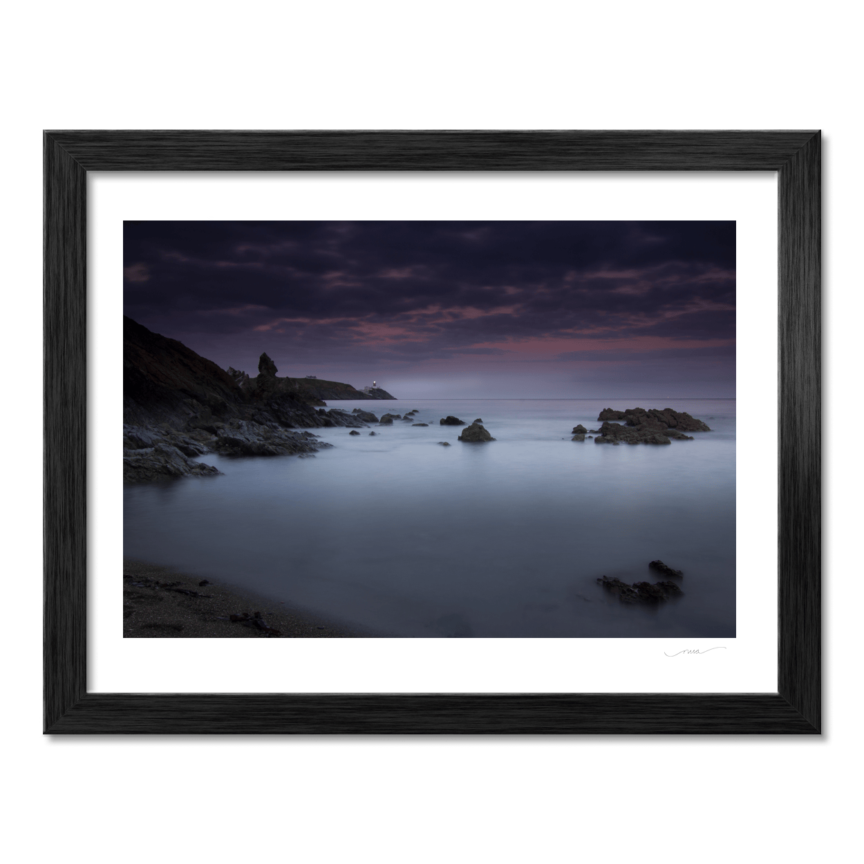 Nua Photography Print After Dark at the Bailey Lighthouse Howth, Co. Dublin Bailey Lighthouse Howth After Dark Print | Nua Photography
