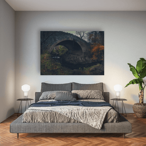 ancient-stone-bridge-autumn-woodland-stream Pano