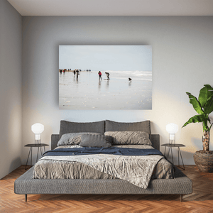 antrim-beach-walkers-surfers-reflections Pano