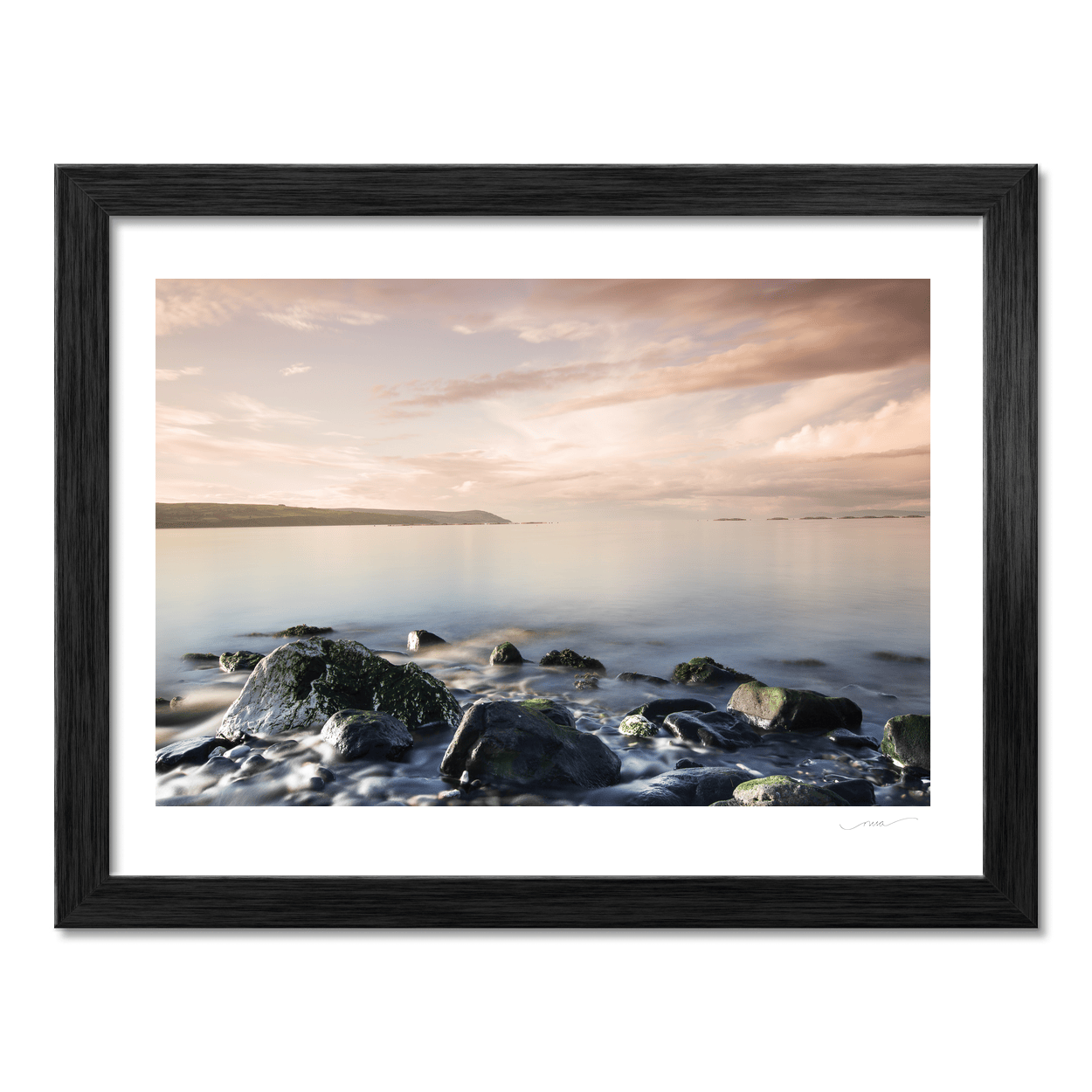 antrim-coast-rocky-shore-calm-sunset PM