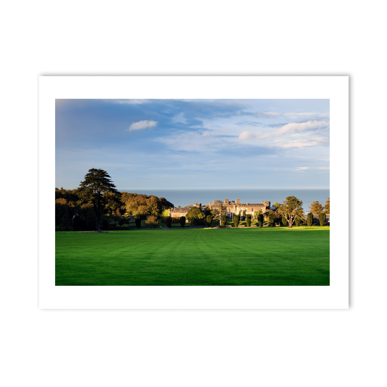 Nua Photography Print Ardgillan Castle and Grounds in Autumn Light, Balbriggan Co. Dublin Ardgillan Castle Autumn Print | Nua Photography