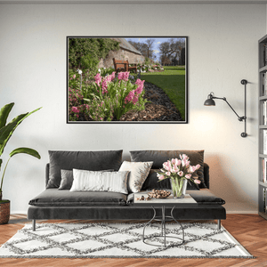 Nua Photography Print Ardgillan Castle Walled Garden Spring Hyacinths, Balbriggan Co. Dublin Ardgillan Walled Garden Spring Flowers | Nua Photography