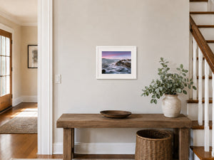 back of the harbour, 16 x 12 inch hallway display