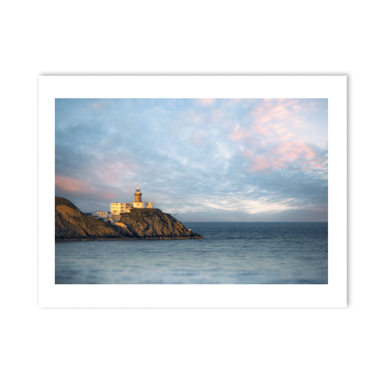 Nua Photography Print The Baily Lighthouse at Golden Hour, Howth Co. Dublin Baily Lighthouse Howth Golden Hour | Nua Photography