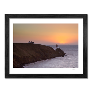 Nua Photography Print Baily Lighthouse at Sunset, Howth Co. Dublin Baily Lighthouse Howth Sunset Print | Nua Photography