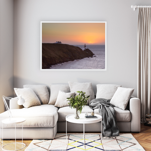 Nua Photography Print Baily Lighthouse at Sunset, Howth Co. Dublin Baily Lighthouse Howth Sunset Print | Nua Photography