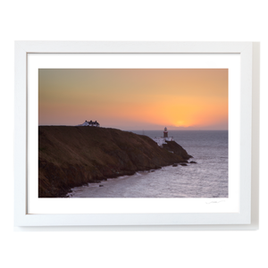 Nua Photography Print Baily Lighthouse at Sunset, Howth Co. Dublin Baily Lighthouse Howth Sunset Print | Nua Photography