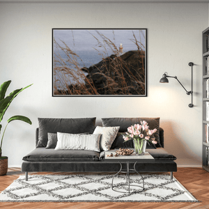 Nua Photography Print Baily Lighthouse Through Wild Grass at Dusk, Howth Co. Dublin Baily Lighthouse Howth at Dusk | Nua Photography