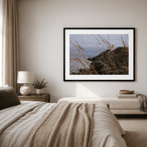 Nua Photography Print Baily Lighthouse Through Wild Grass at Dusk, Howth Co. Dublin Baily Lighthouse Howth at Dusk | Nua Photography