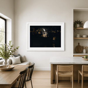 Nua Photography Print Balbriggan Harbour Fishing Boat at Night, Co. Dublin Balbriggan Harbour Fishing Boat at Night | Nua Photography