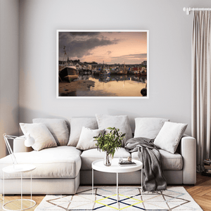 Nua Photography Print Balbriggan Harbour Fishing Boats at Sunset, Co. Dublin Balbriggan Harbour Sunset Photography Print | Nua | Nua