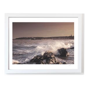 Nua Photography Print Waves Crashing on Rocks at Balbriggan Harbour, Co. Dublin Balbriggan Harbour Waves Crashing | Nua Photography