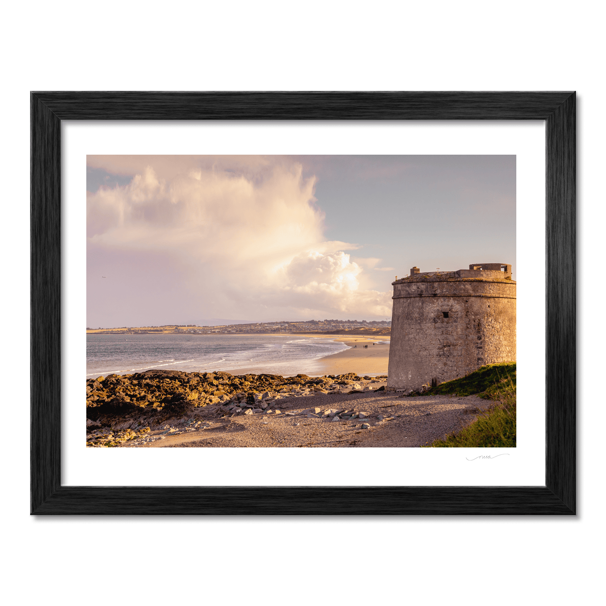 balcarrick-martello-tower-donabate-beach-sunset PM