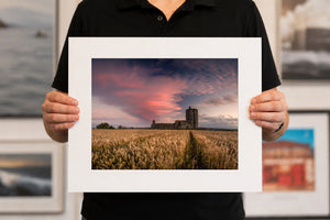Baldungan, 20 x 16 inch print held for scale