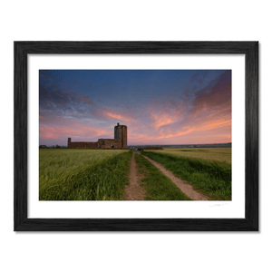 Nua Photography Print Baldungan Church Tower at Evening Sunset, Skerries Co. Dublin Baldungan Church Tower Sunset Print | Nua Photography