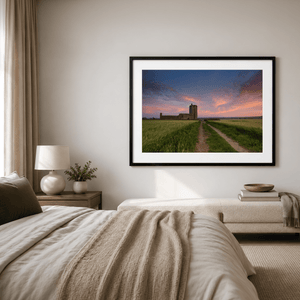 Nua Photography Print Baldungan Church Tower at Evening Sunset, Skerries Co. Dublin Baldungan Church Tower Sunset Print | Nua Photography