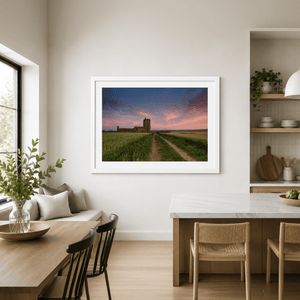 Nua Photography Print Baldungan Church Tower at Evening Sunset, Skerries Co. Dublin Baldungan Church Tower Sunset Print | Nua Photography