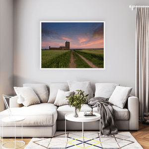 Nua Photography Print Baldungan Church Tower at Evening Sunset, Skerries Co. Dublin Baldungan Church Tower Sunset Print | Nua Photography