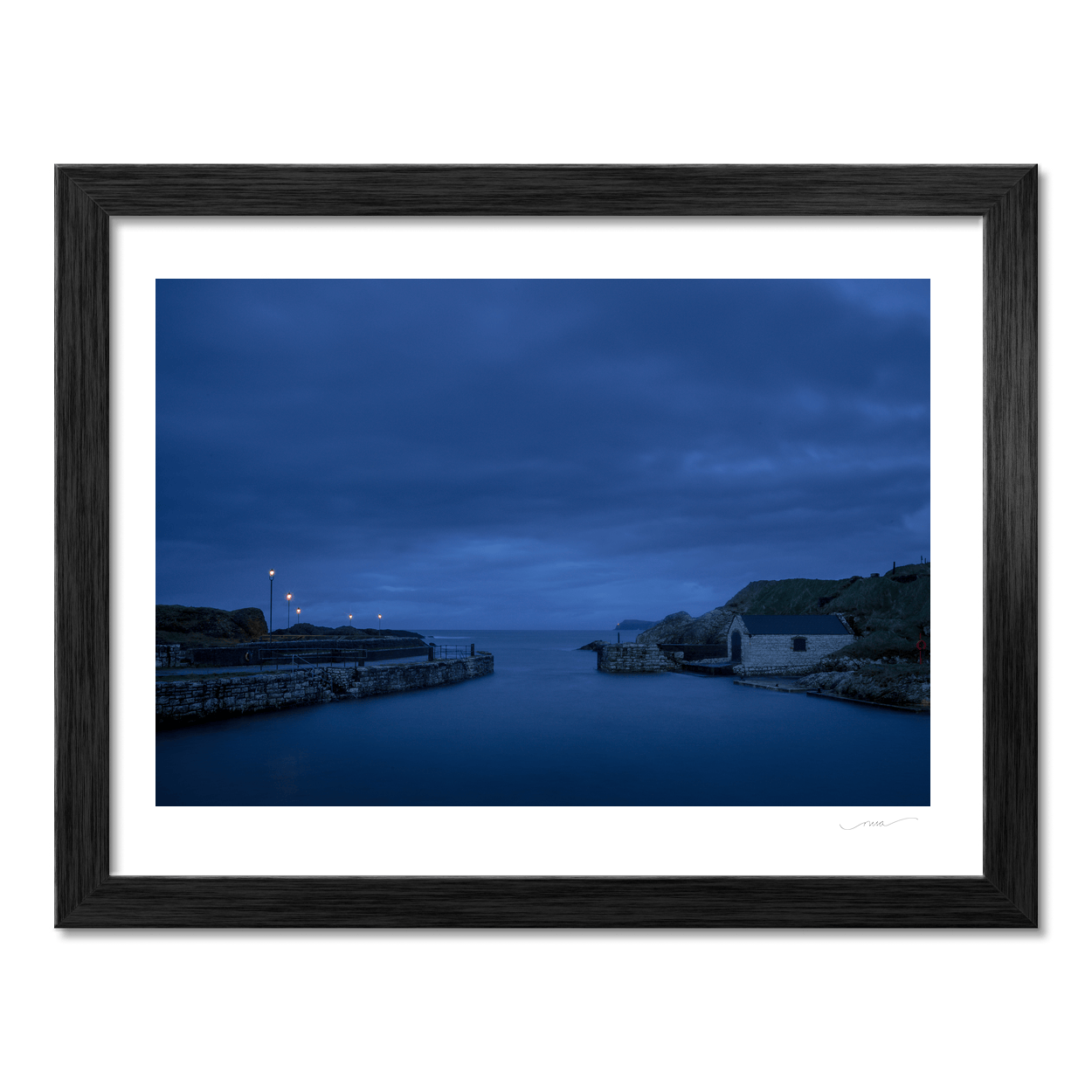 ballintoy-harbour-blue-hour-dusk PM