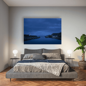 ballintoy-harbour-blue-hour-dusk Pano