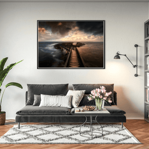 ballintoy-harbour-boardwalk-dramatic-sunset BFW