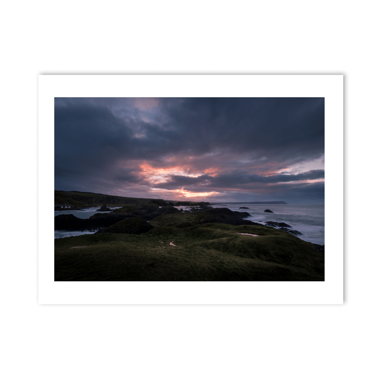 ballintoy-harbour-dramatic-sunset-stormy-sky PM