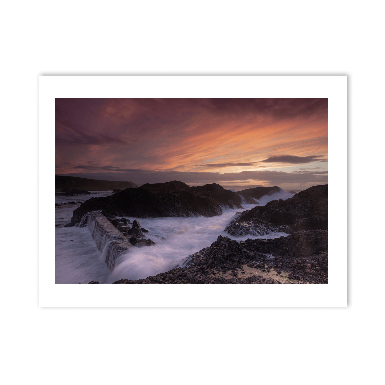 ballintoy-harbour-sunset-crashing-waves PM