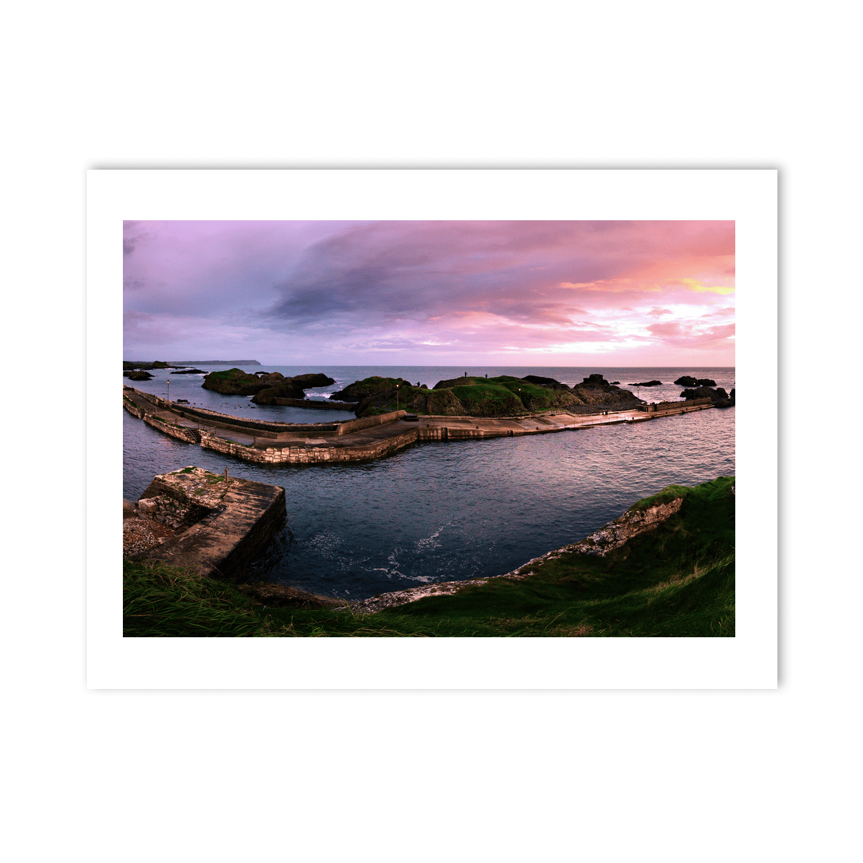 ballintoy-harbour-sunset-pink-sky PM