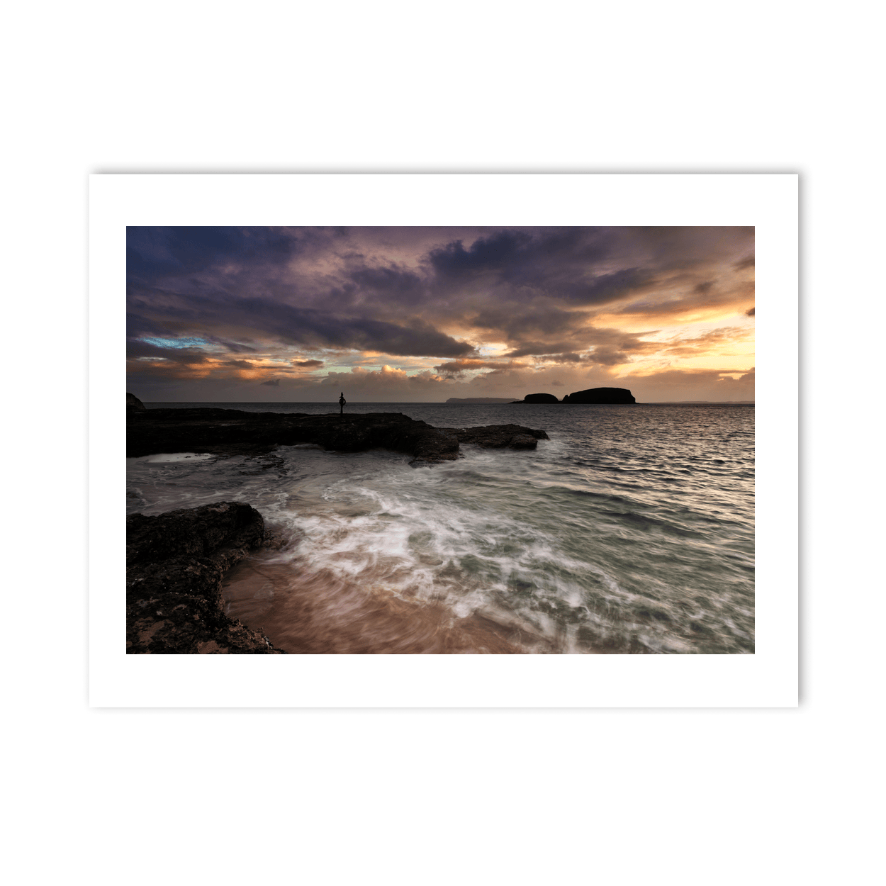 ballintoy-harbour-sunset-sculpture-silhouette PM