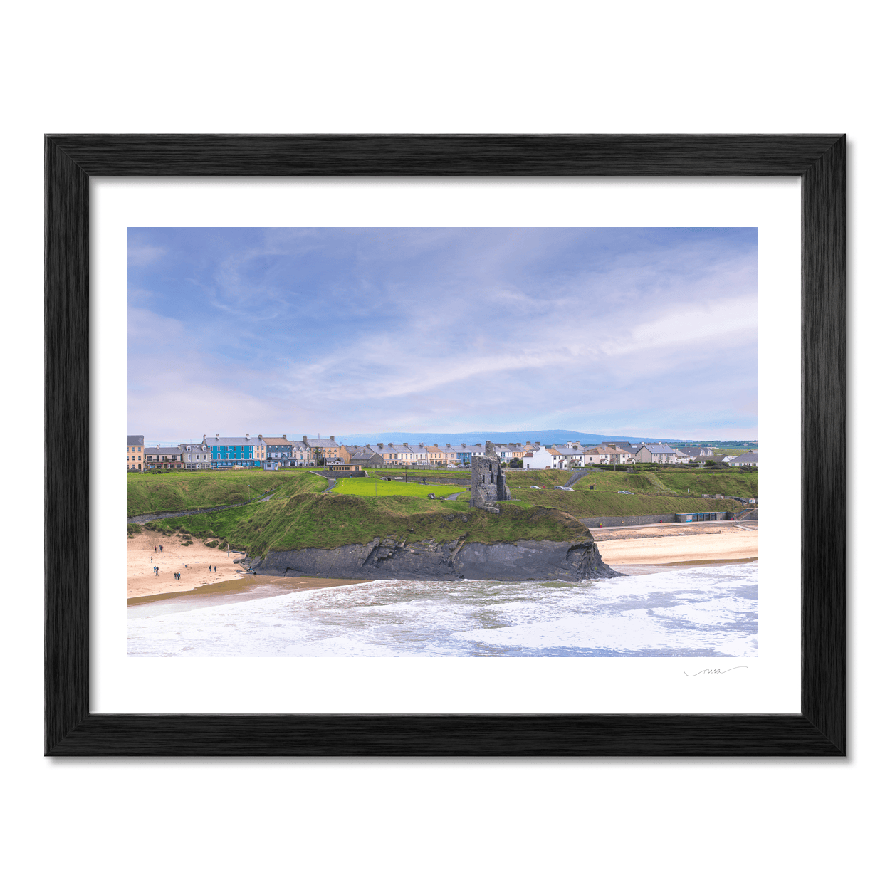 ballybunion-castle-ruins-beach-town-view PM