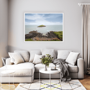 Nua Photography Print Ballycotton Island Lighthouse from the Cliffs, Co. Cork Ballycotton Lighthouse Coastal View Print | Nua Photography