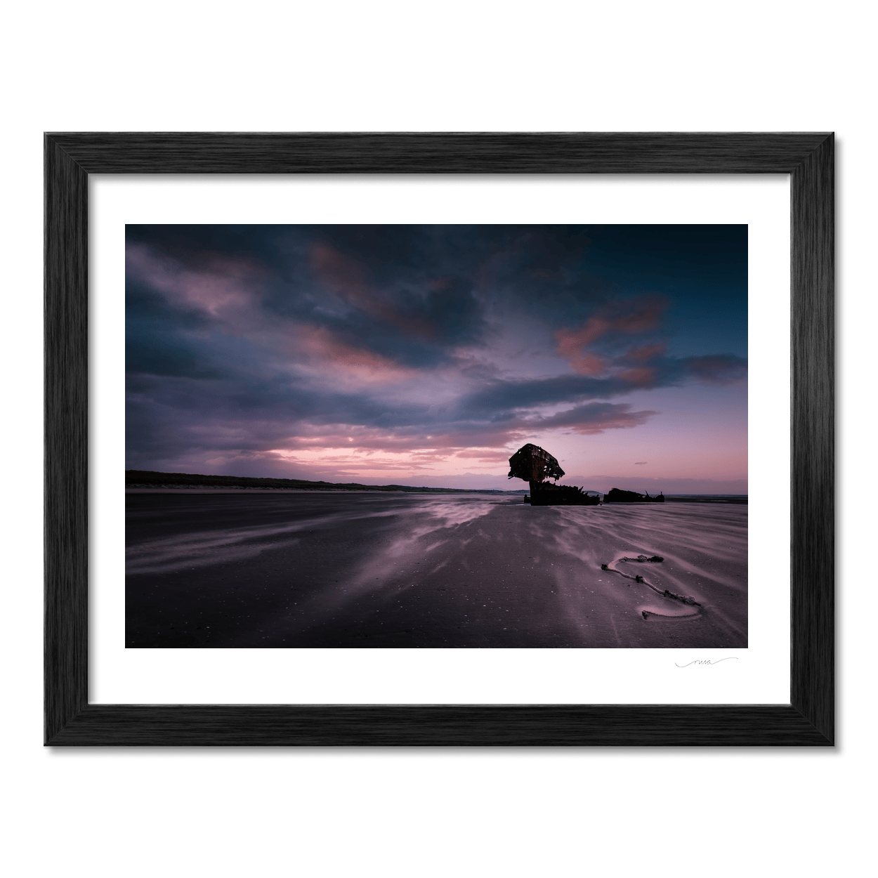 baltray-shipwreck-dramatic-sunset-beach PM