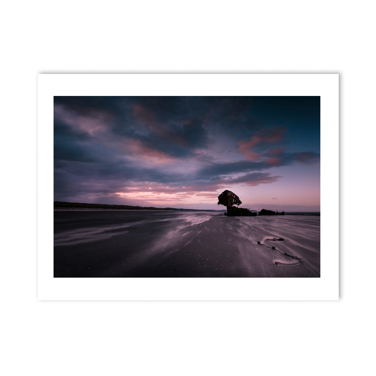 baltray-shipwreck-dramatic-sunset-beach PM
