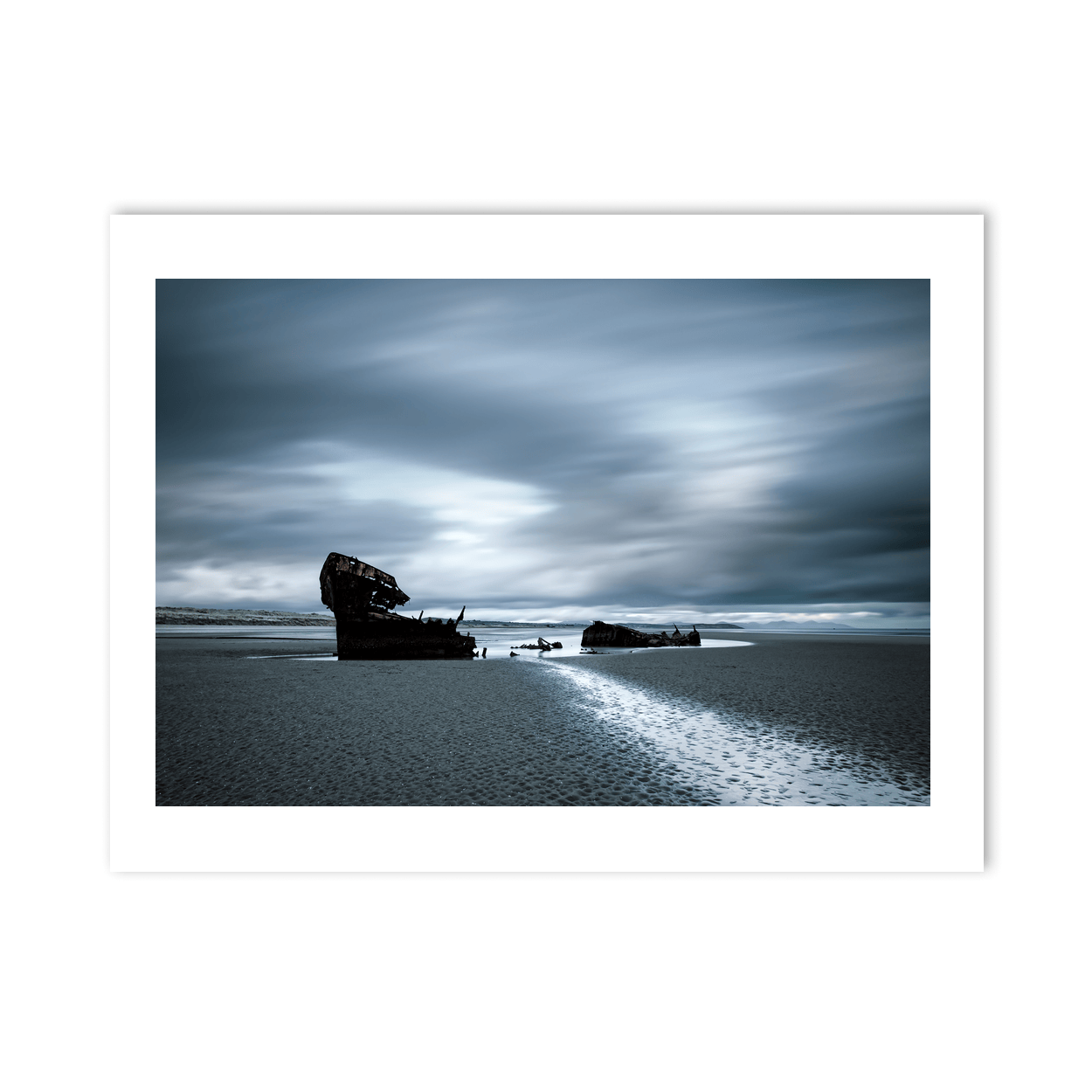 baltray-shipwreck-moody-skies-low-tide PM