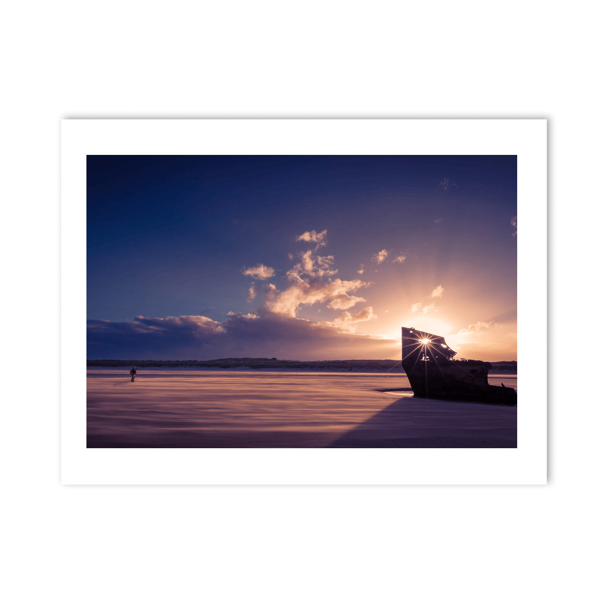 baltray-shipwreck-sunset-sunburst PM