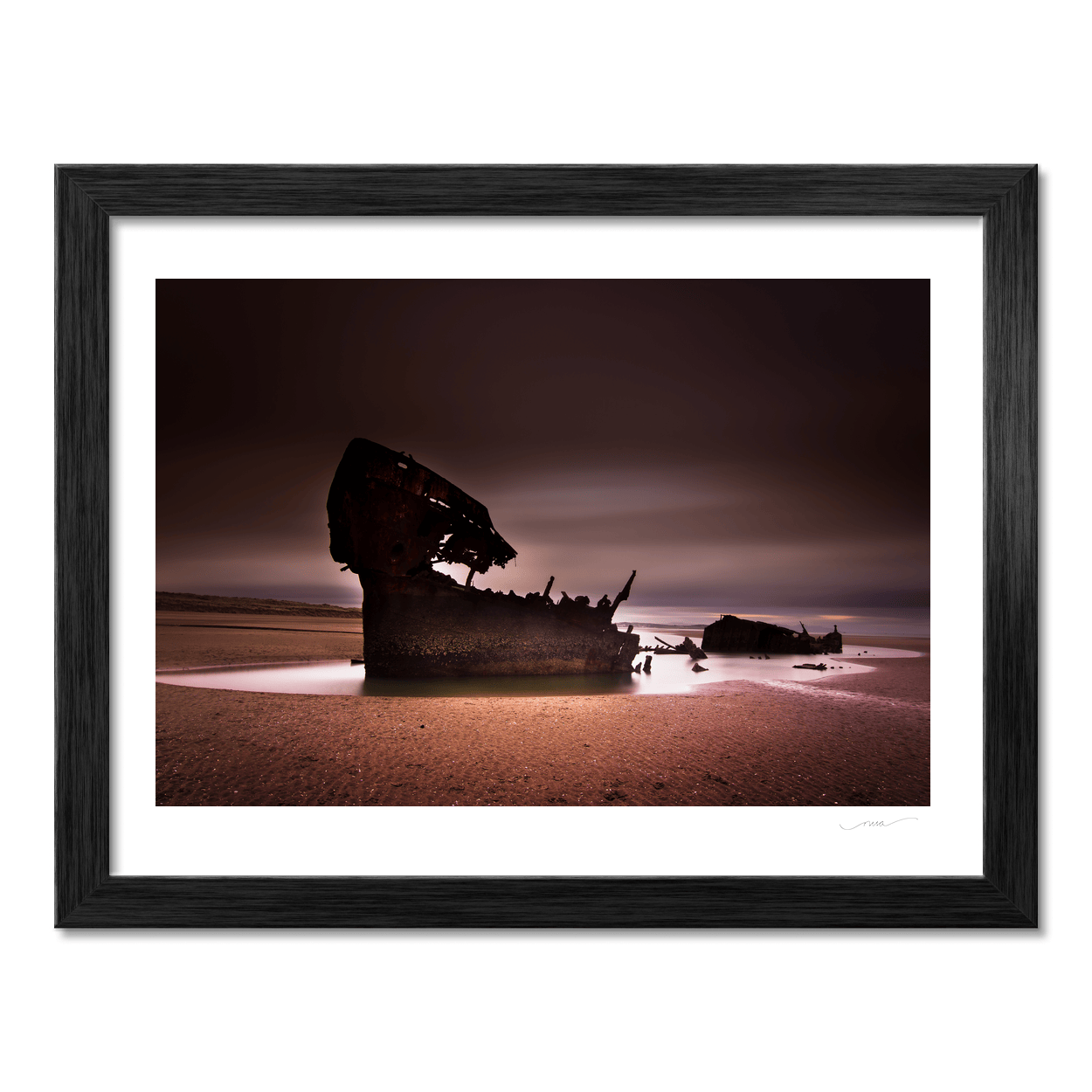 baltray-shipwreck-twilight-low-tide PM