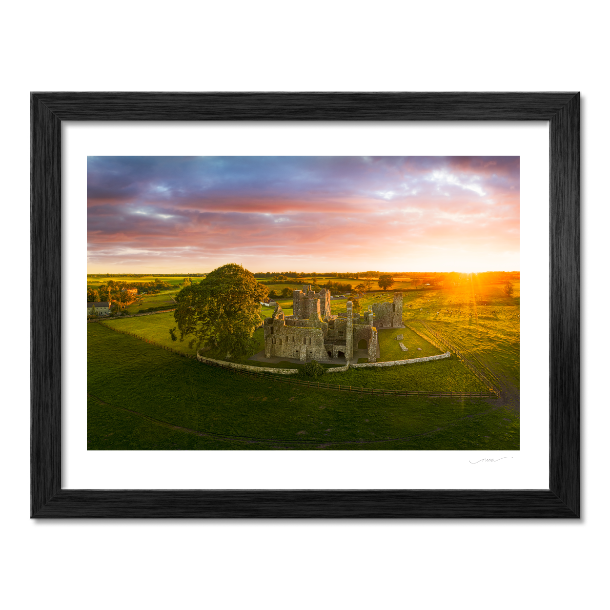 bective-abbey-aerial-sunset-meath PM
