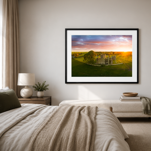 bective-abbey-aerial-sunset-meath Pano