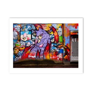 belfast-street-art-purple-wolf-girl-mural PM