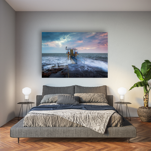 blackrock-diving-tower-stormy-sunset-2 Pano