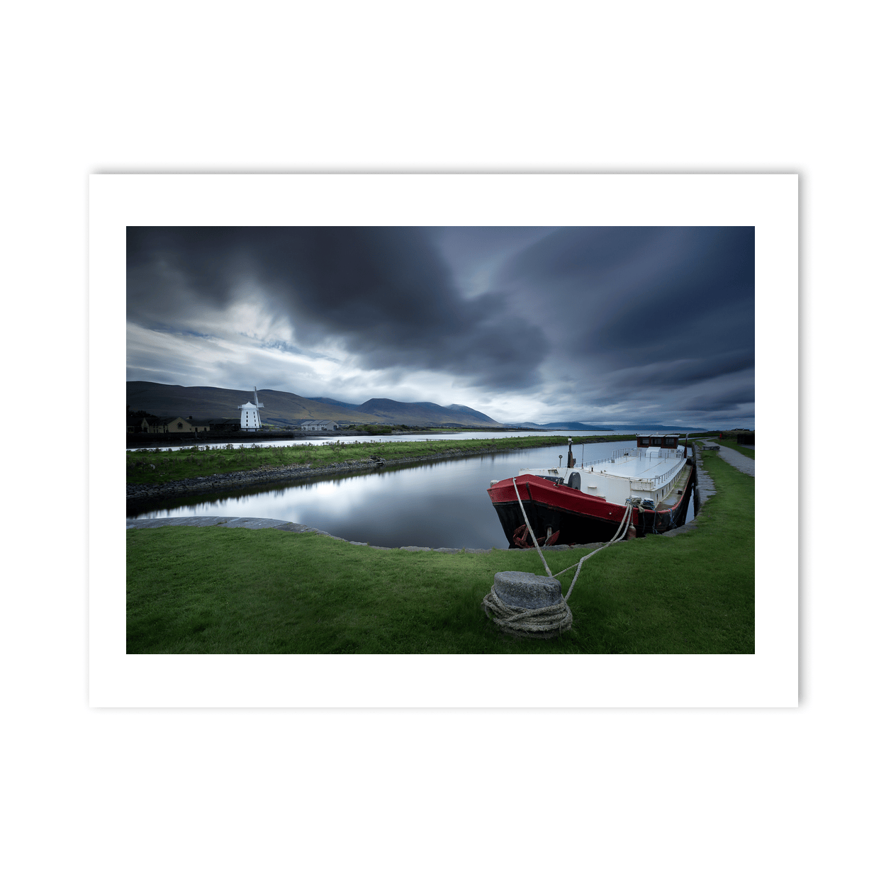 blennerville-windmill-canal-boat-stormy-sky PM