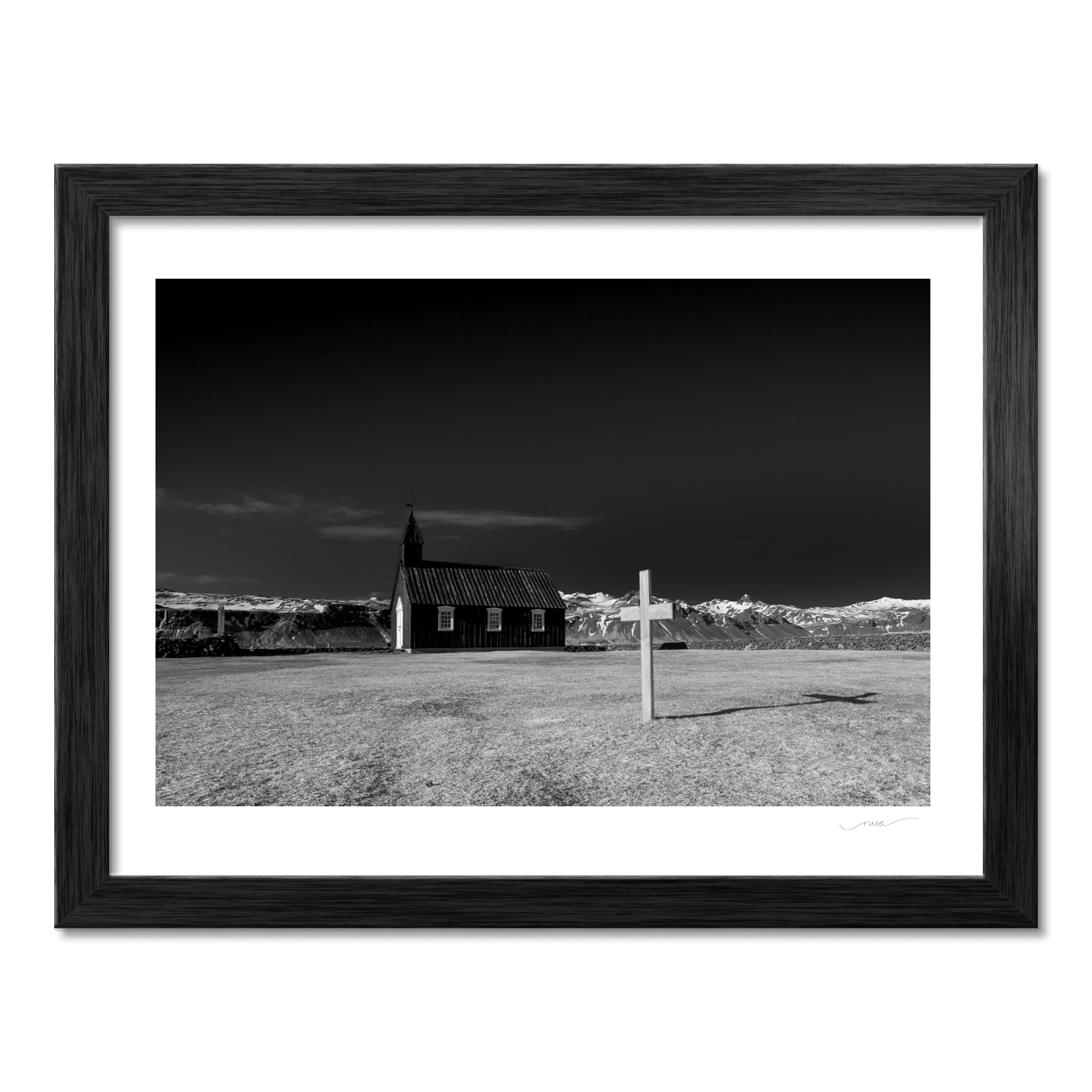 budir-black-church-snow-capped-mountains PM