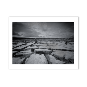 burren-limestone-pavement-standing-stone PM