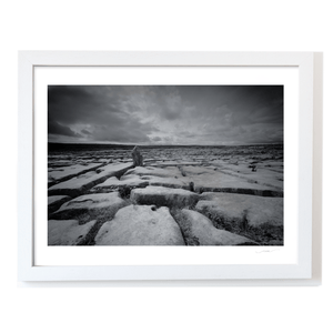 burren-limestone-pavement-standing-stone WF