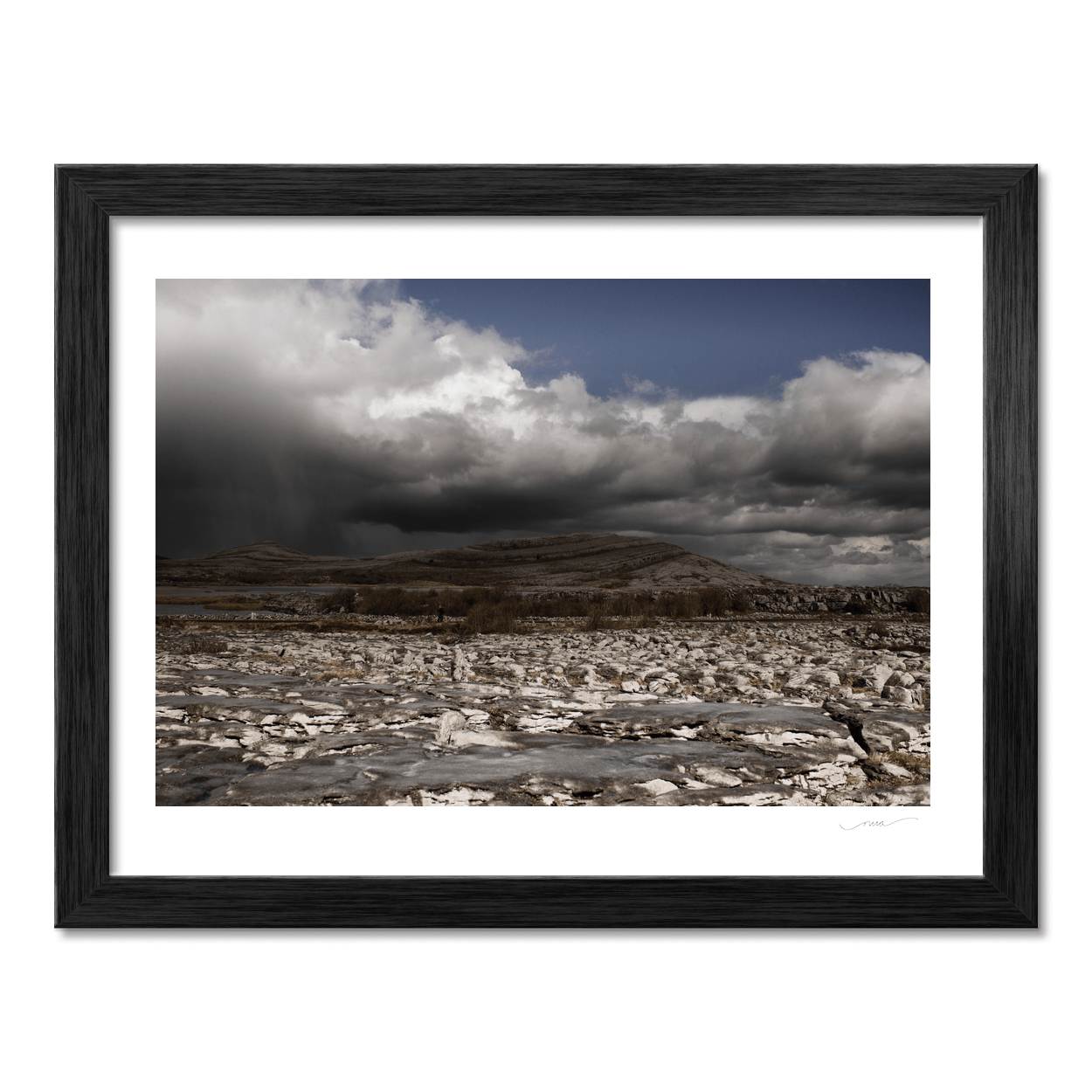 burren-limestone-pavement-storm-clouds PM