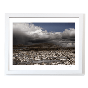 burren-limestone-pavement-storm-clouds WF