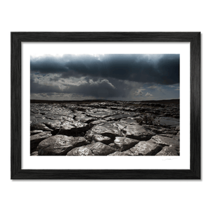 burren-limestone-pavement-stormy-sky BF