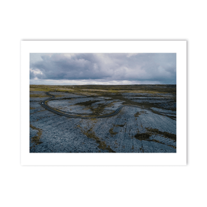 burren-limestone-pavement-winding-road-aerial PM