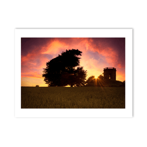 Nua Photography Print Cadell's Folly at Sunset, The Naul, Co. Dublin Cadell's Folly Naul Sunset Print | Nua Photography