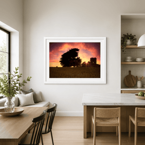 Nua Photography Print Cadell's Folly at Sunset, The Naul, Co. Dublin Cadell's Folly Naul Sunset Print | Nua Photography